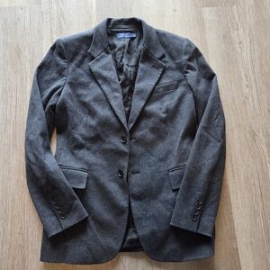 Polo Ralph Lauren Charcoal Gray Blzer Size 6